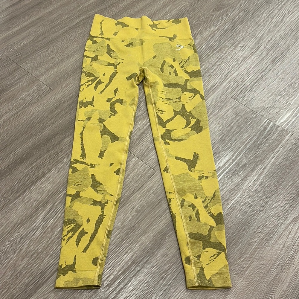 Gymshark seamless camo adapt workout tights